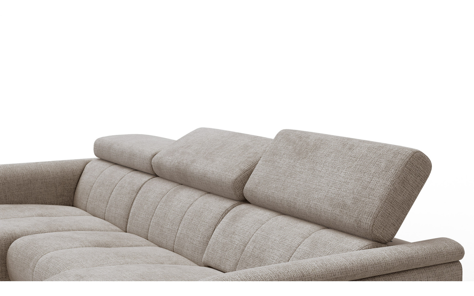 Ecksofa 4-Sitzer mit Relax RODEN, beige