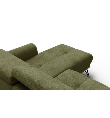 Ecksofa 4-Sitzer mit Relax RODEN, olive
