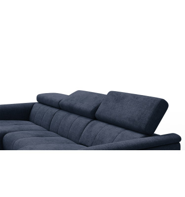 Ecksofa 4-Sitzer mit Relax RODEN, marineblau