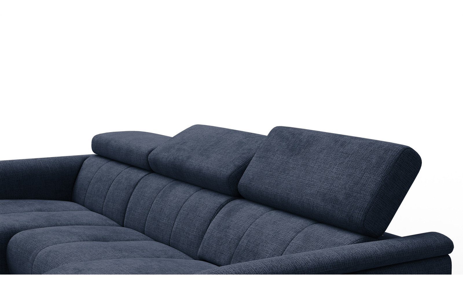 Ecksofa 4-Sitzer mit Relax RODEN, marineblau