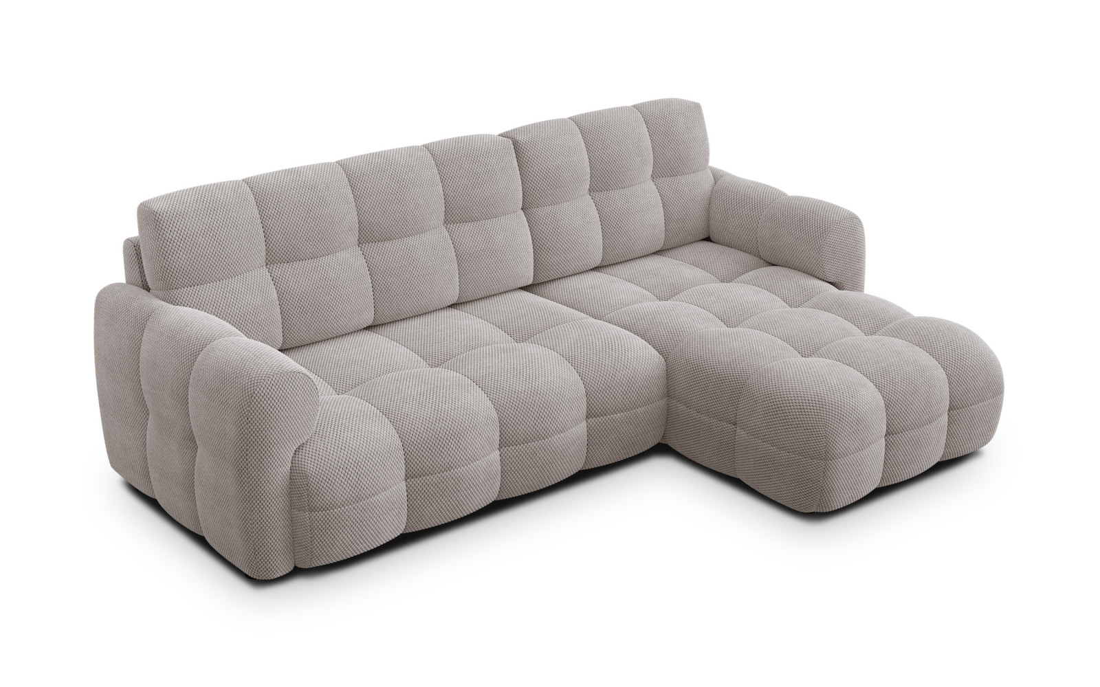 Ecksofa 3-Sitzer rechts MELLOW, beige