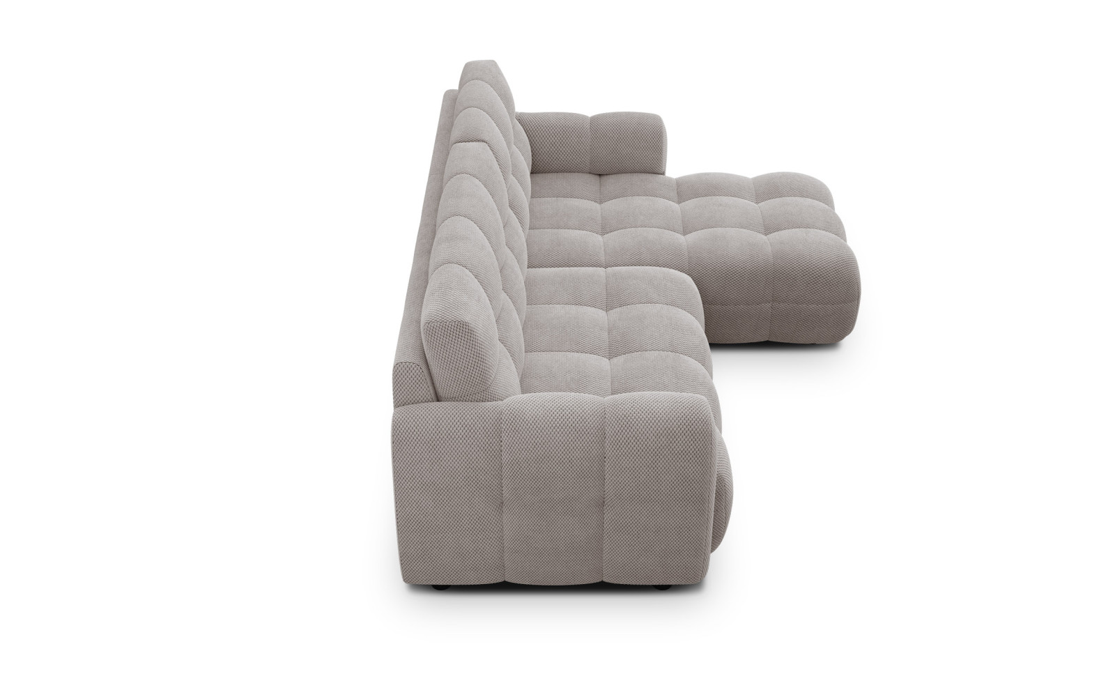 Ecksofa 3-Sitzer rechts MELLOW, beige
