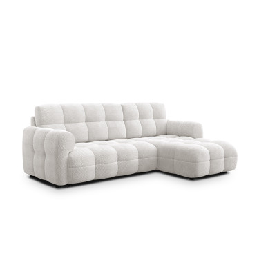 Ecksofa 3-Sitzer rechts MELLOW, creme