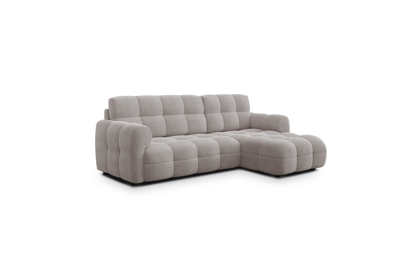 Ecksofa 3-Sitzer rechts MELLOW, beige