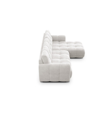 Ecksofa 3-Sitzer rechts MELLOW, creme