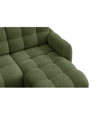 Ecksofa 3-Sitzer rechts MELLOW, olive