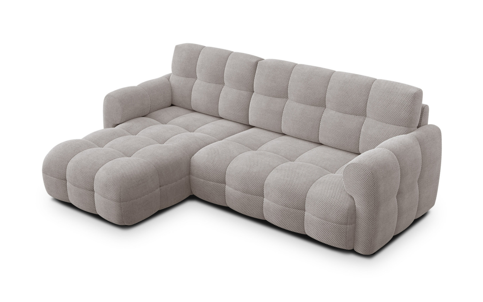 Ecksofa 3-Sitzer links MELLOW, beige