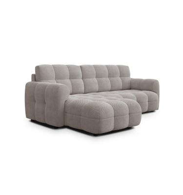 Ecksofa 3-Sitzer links MELLOW, beige