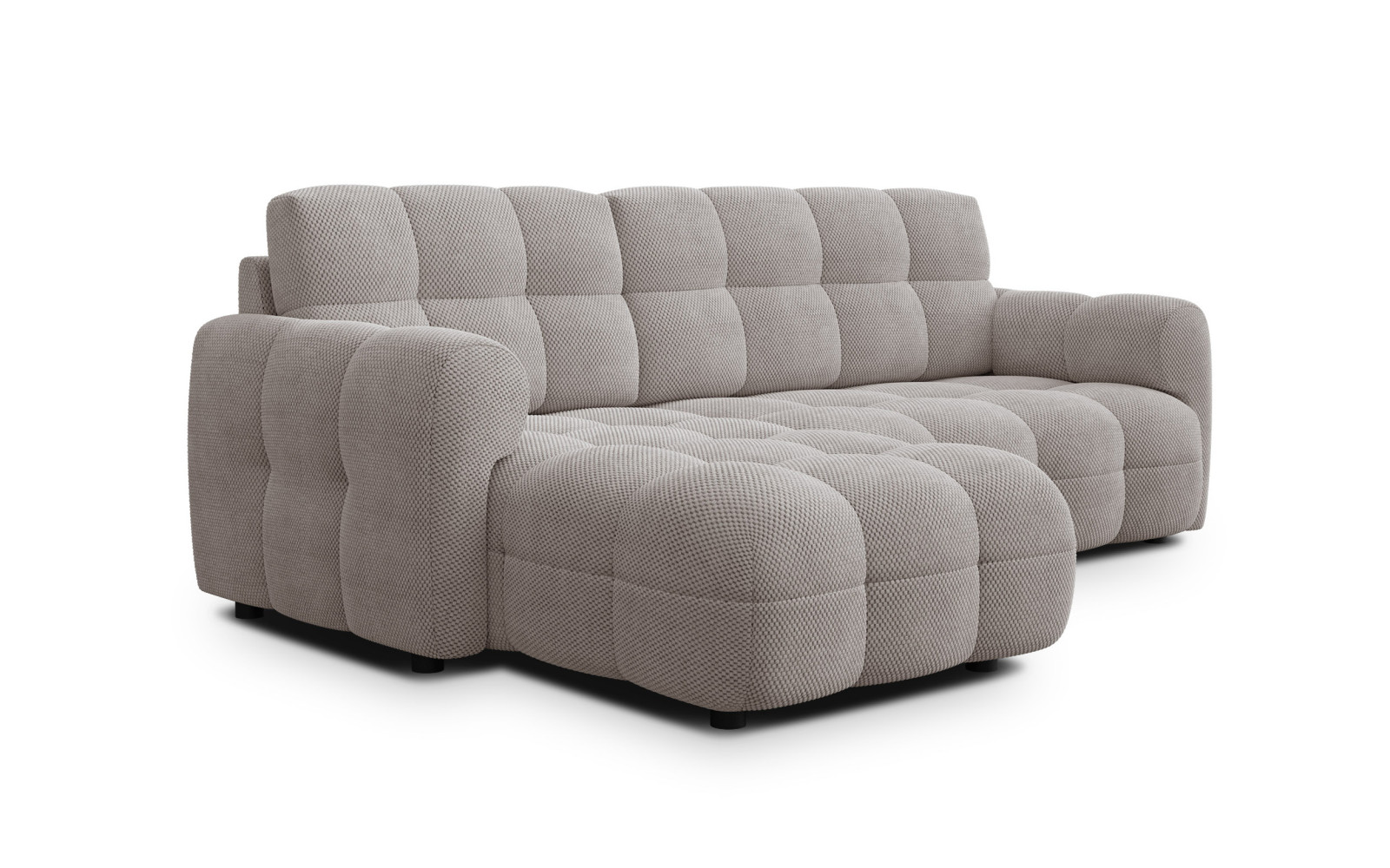 Ecksofa 3-Sitzer links MELLOW, beige