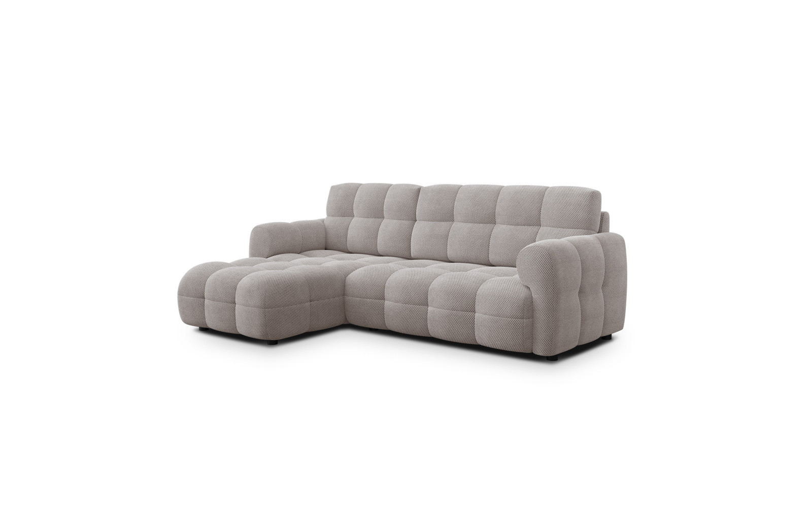 Ecksofa 3-Sitzer links MELLOW, beige