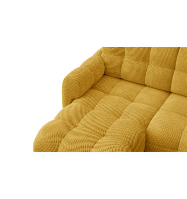 Ecksofa 3-Sitzer links MELLOW, safran