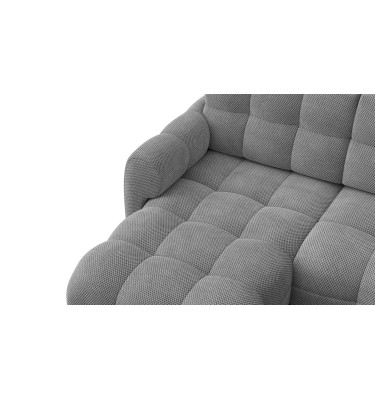 Ecksofa 3-Sitzer links MELLOW, grau