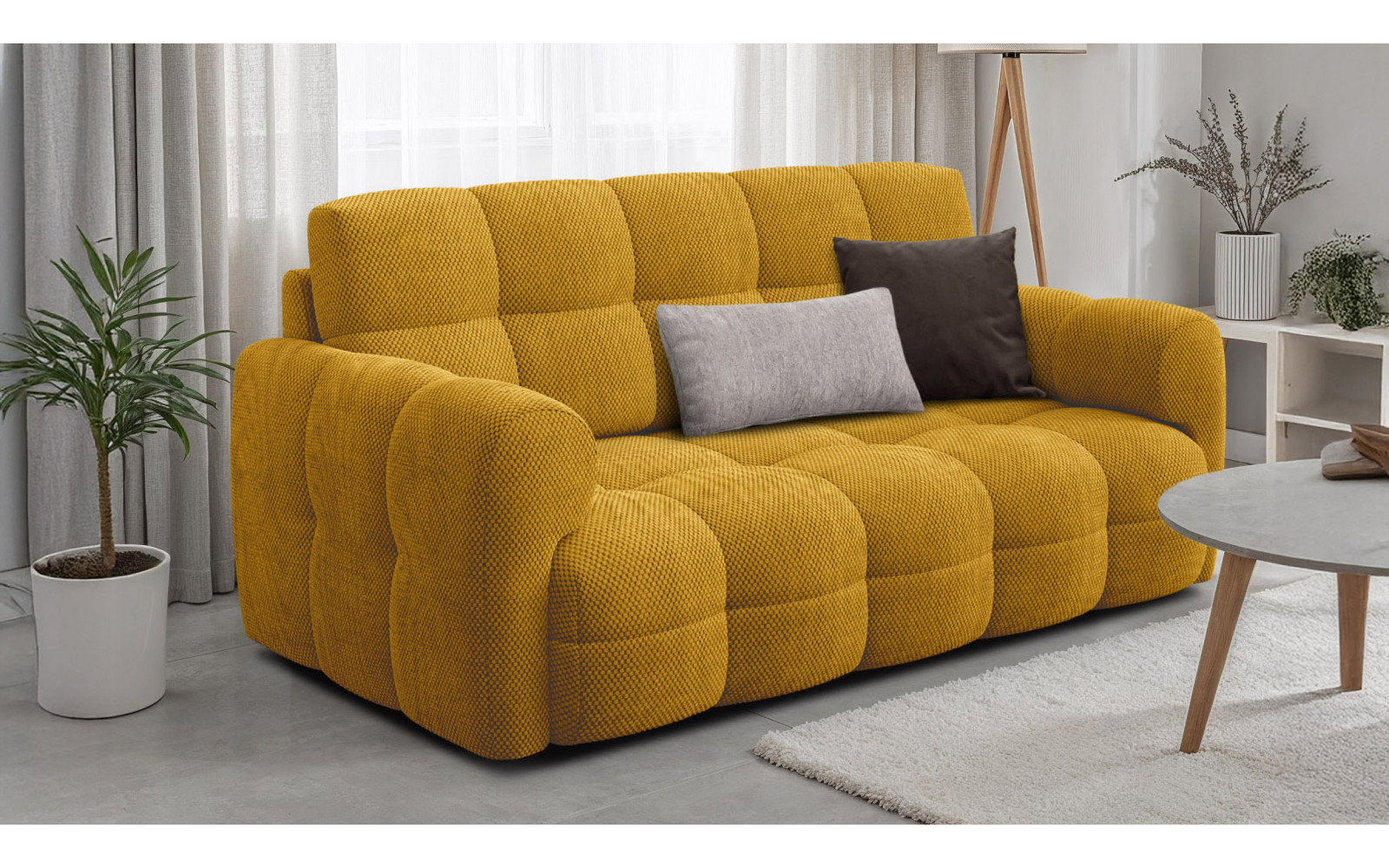 Sofa 2,5-Sitzer MELLOW, safran