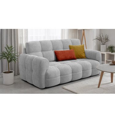 Sofa 2,5-Sitzer MELLOW, hellgrau