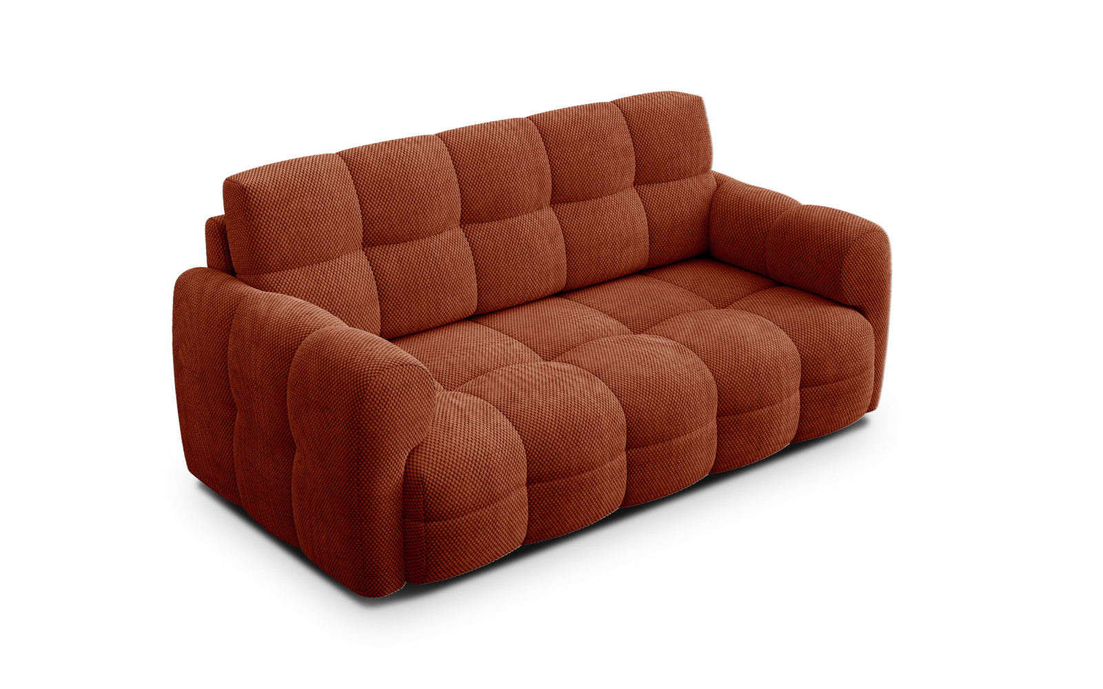 Sofa 2,5-Sitzer MELLOW, dunkelorange
