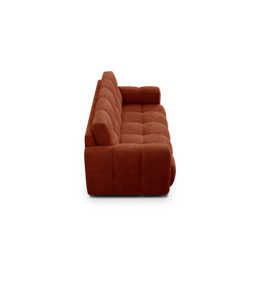 Sofa 2,5-Sitzer MELLOW, dunkelorange