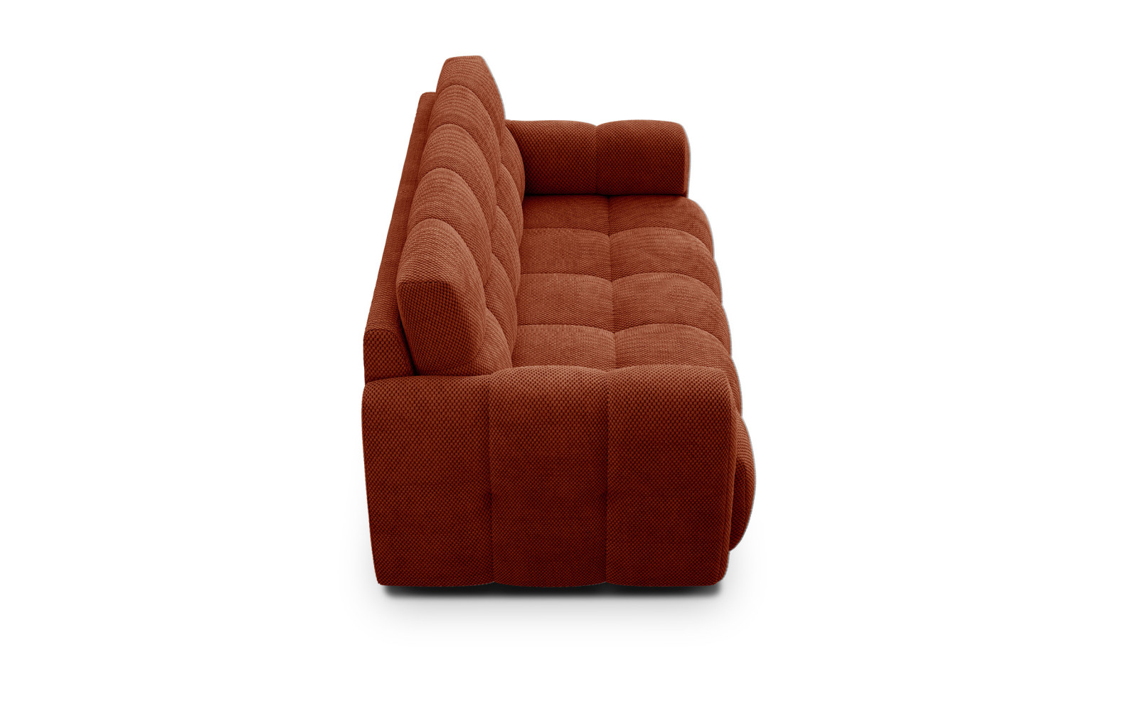 Sofa 2,5-Sitzer MELLOW, dunkelorange