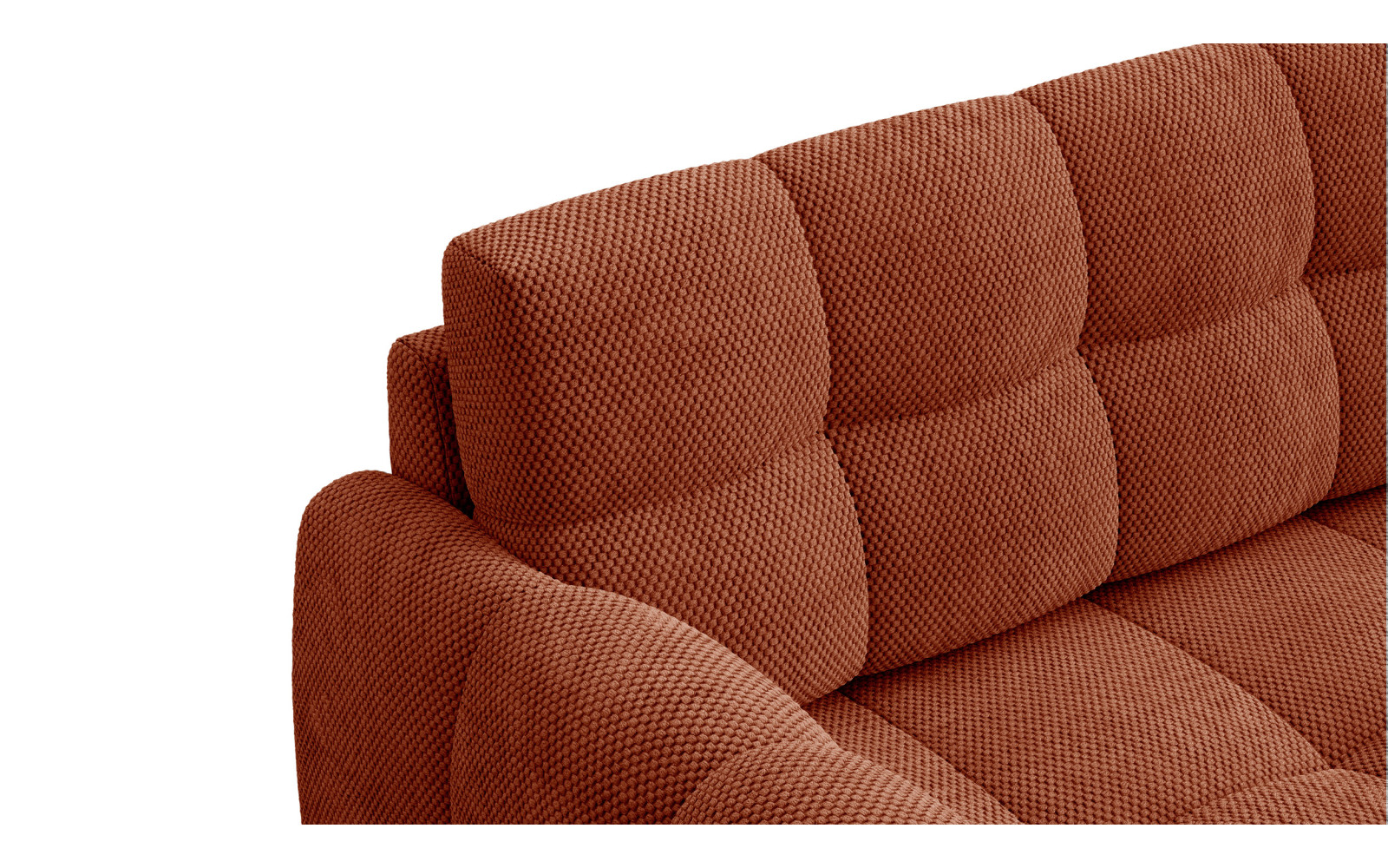 Sofa 2,5-Sitzer MELLOW, dunkelorange