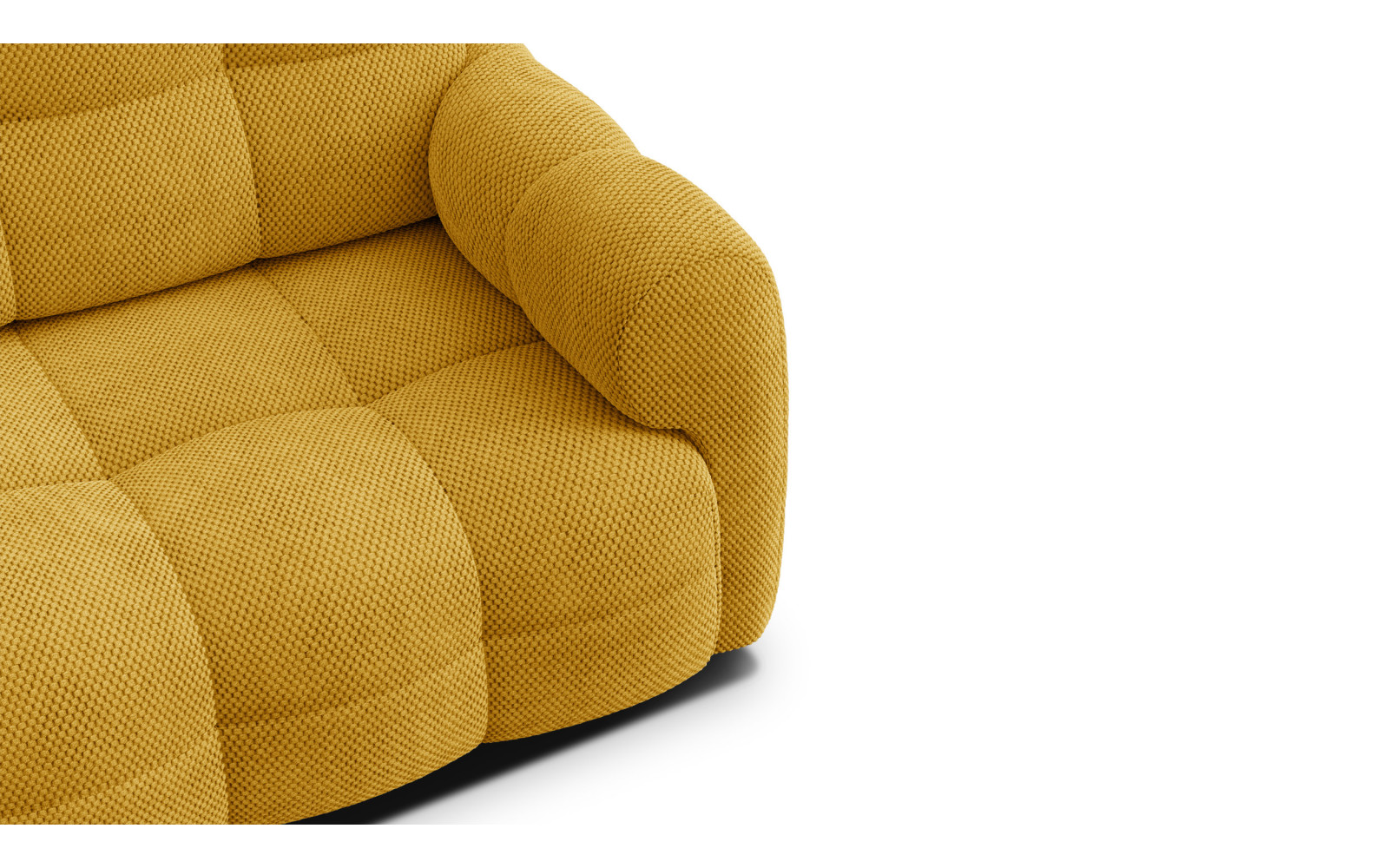 Sofa 2,5-Sitzer MELLOW, safran