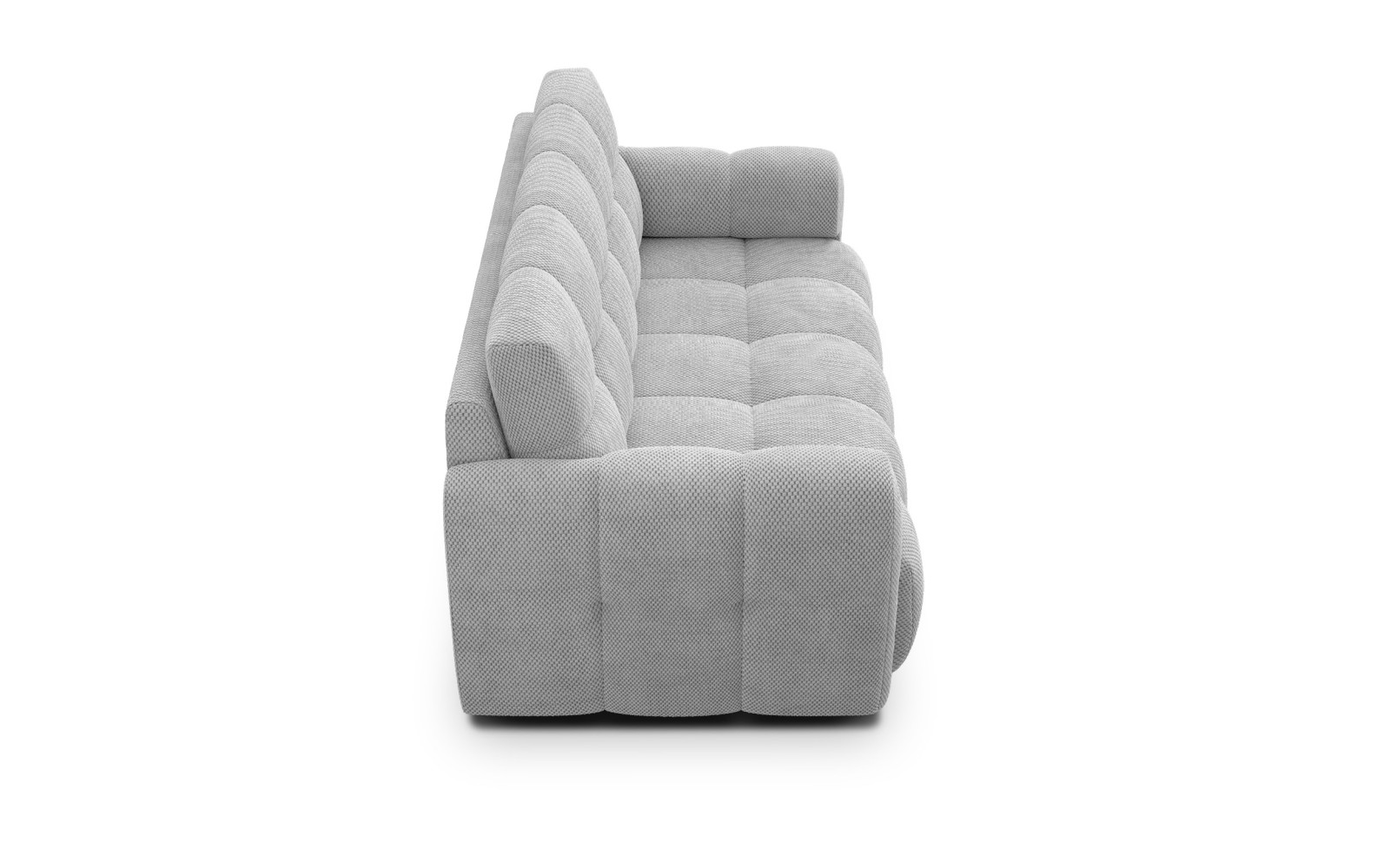 Sofa 2,5-Sitzer MELLOW, hellgrau