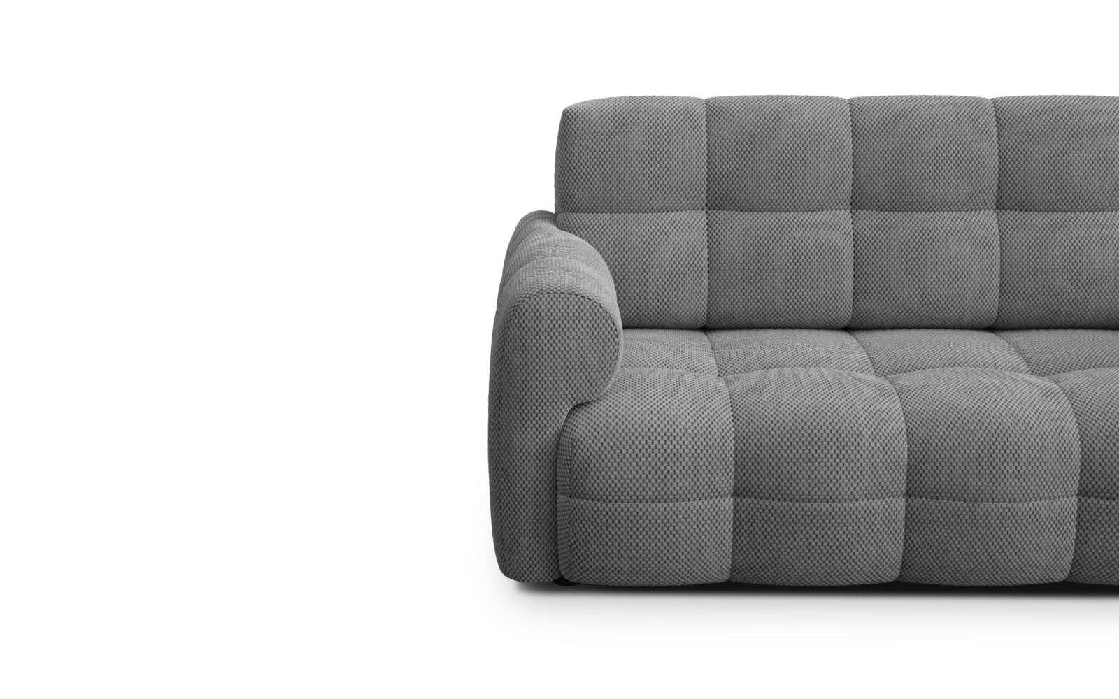 Sofa 2,5-Sitzer MELLOW, grau