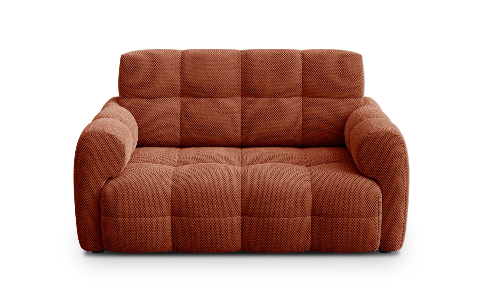 Sofa 2-Sitzer MELLOW, dunkelorange