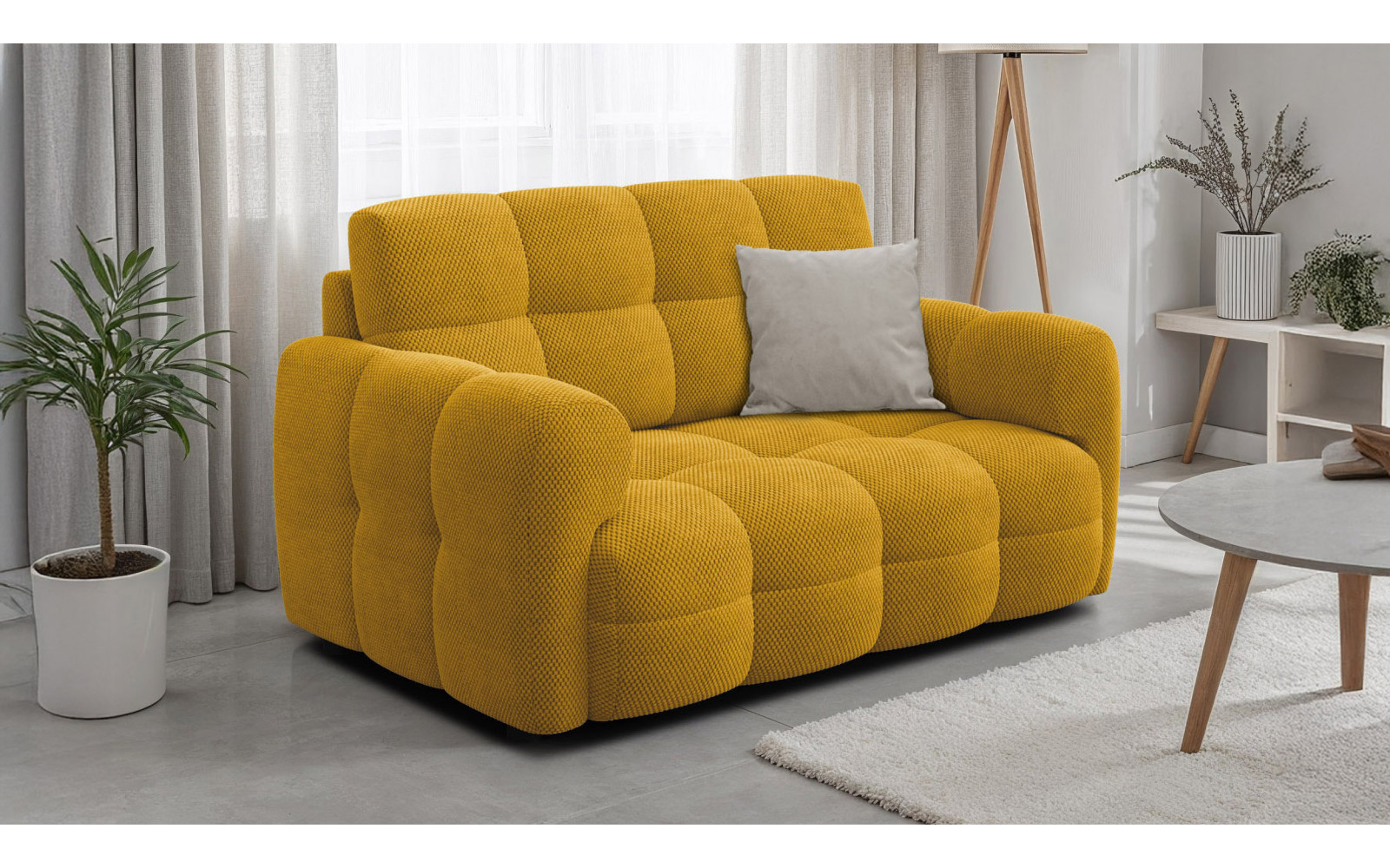 Sofa 2-Sitzer MELLOW, safran