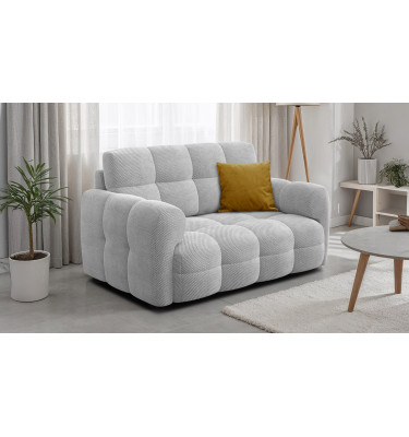 Sofa 2-Sitzer MELLOW, hellgrau