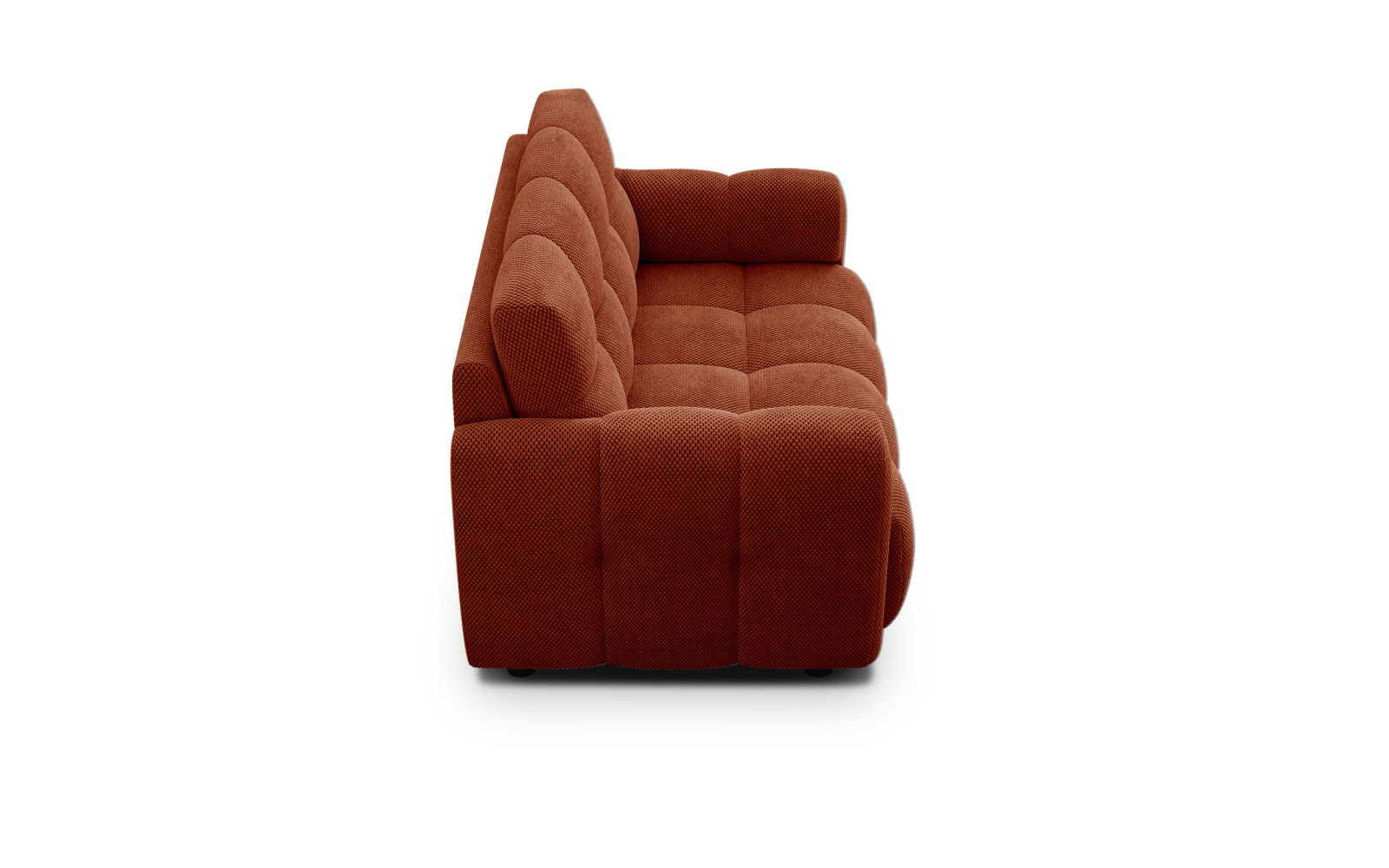 Sofa 2-Sitzer MELLOW, dunkelorange