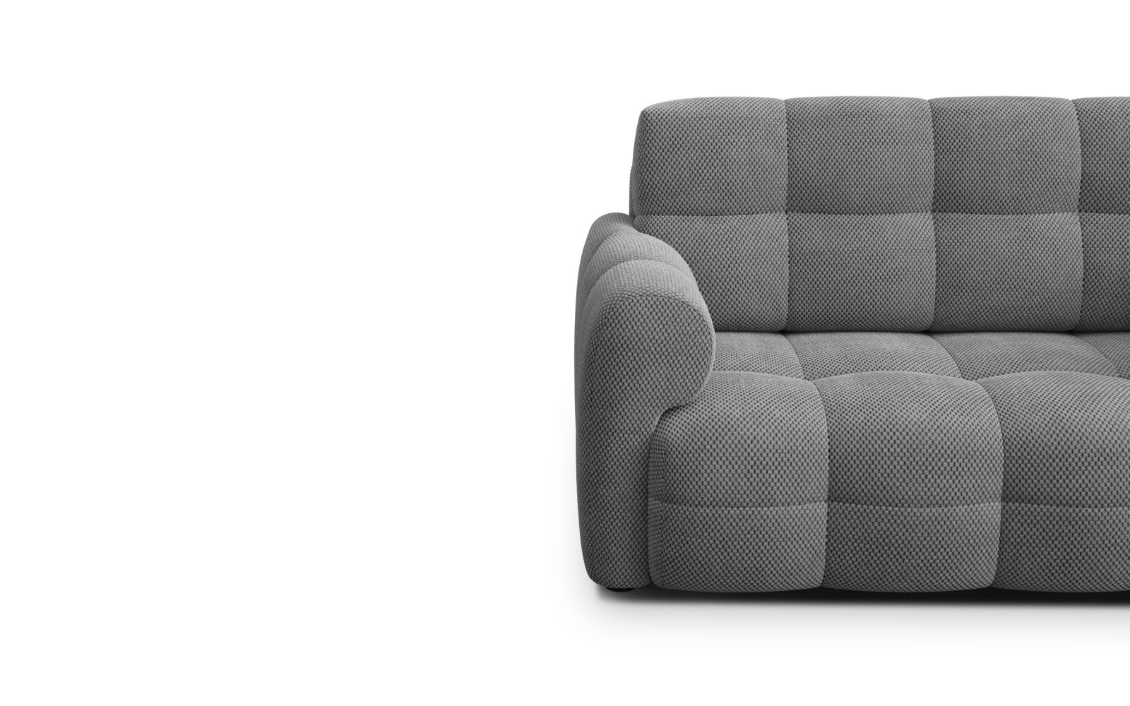 Sofa 2-Sitzer MELLOW, grau