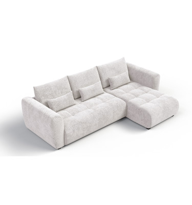 Ecksofa 4-Sitzer rechts SORENO, ecru