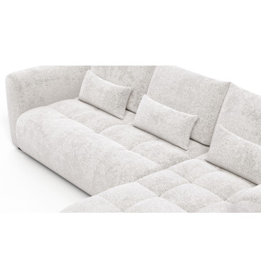 Ecksofa 4-Sitzer rechts SORENO, ecru