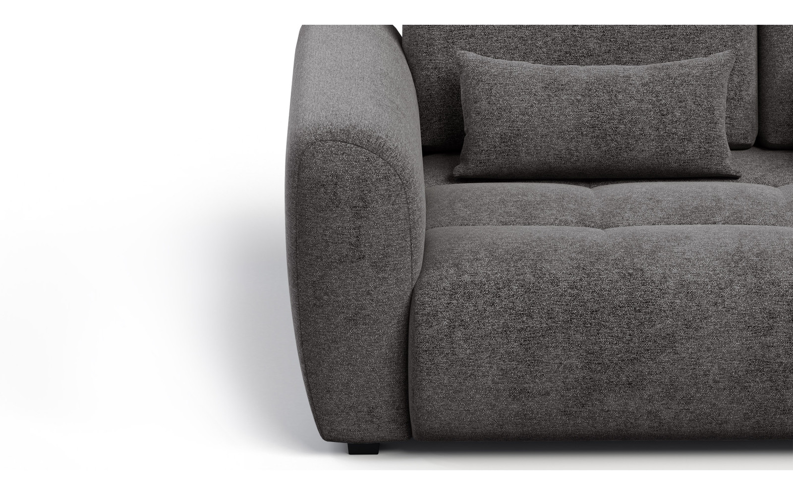 Sofa 3-Sitzer SORENO, dunkelgrau