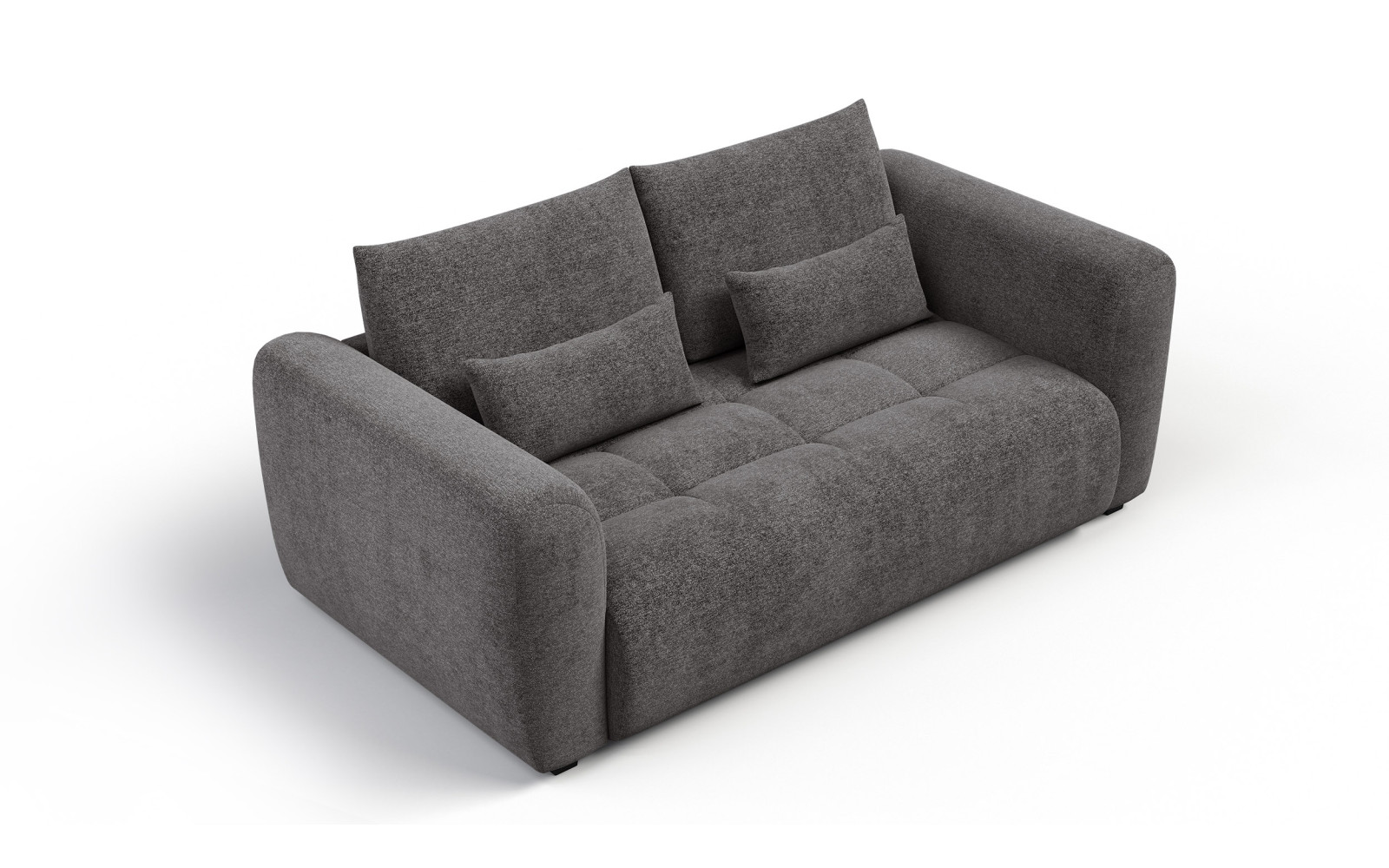 Sofa 3-Sitzer SORENO, dunkelgrau