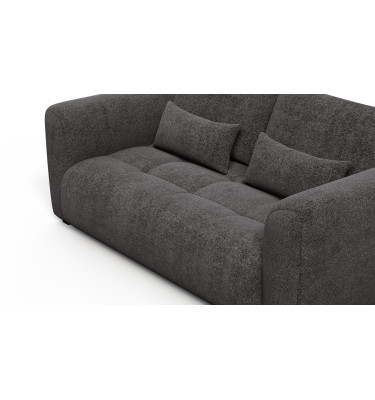 Sofa 3-Sitzer SORENO, dunkelgrau