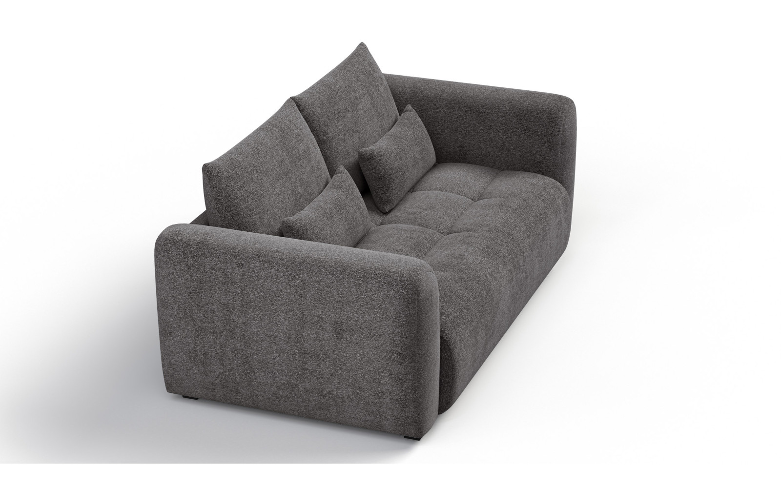 Sofa 3-Sitzer SORENO, dunkelgrau