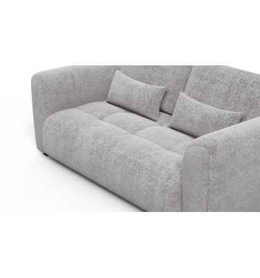 Sofa 3-Sitzer SORENO, platingrau