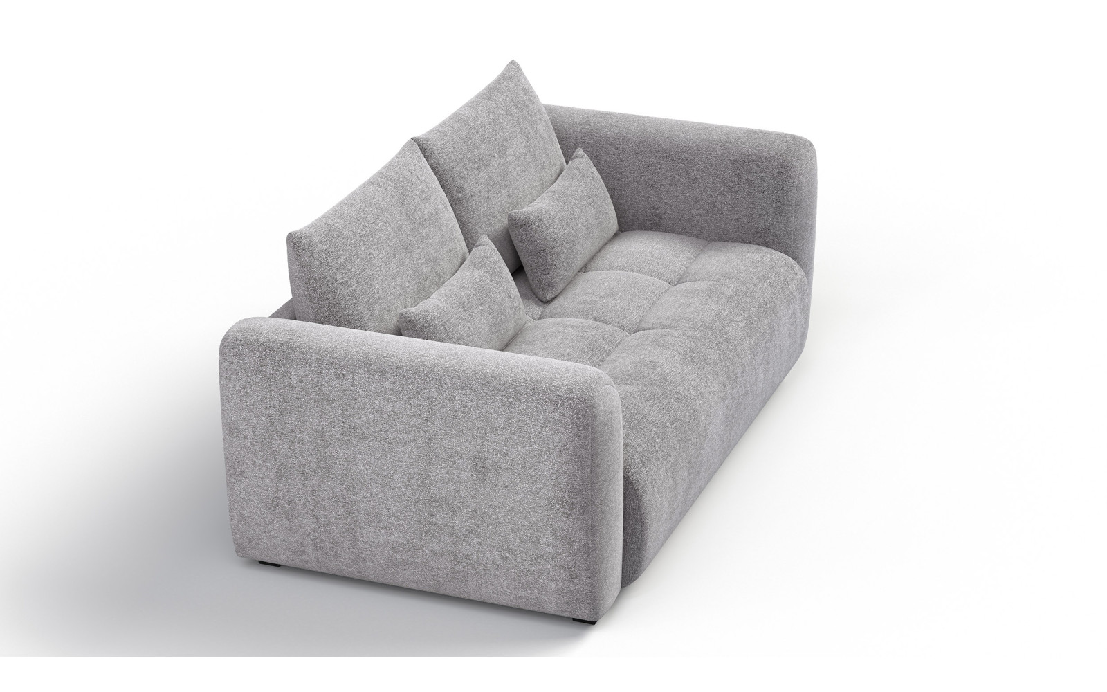 Sofa 3-Sitzer SORENO, platingrau