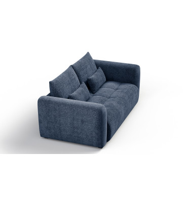 Sofa 3-Sitzer SORENO, dunkelblau