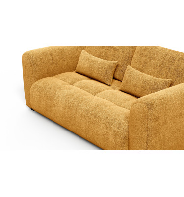 Sofa 3-Sitzer SORENO, gelb