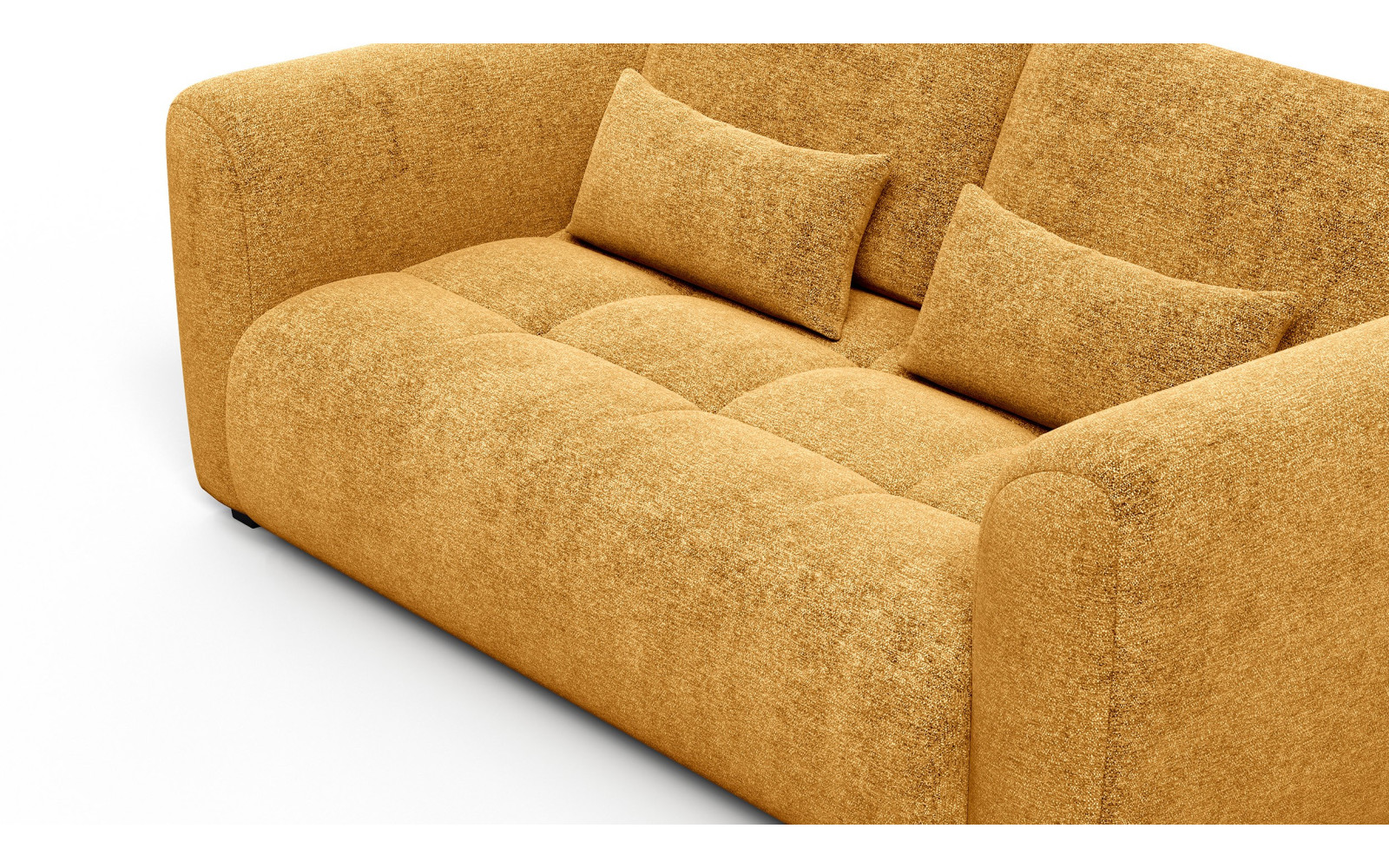 Sofa 3-Sitzer SORENO, gelb