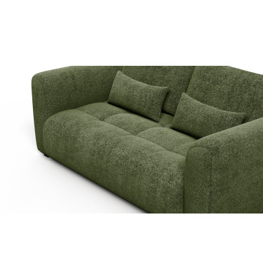Sofa 3-Sitzer SORENO, dunkelgrün