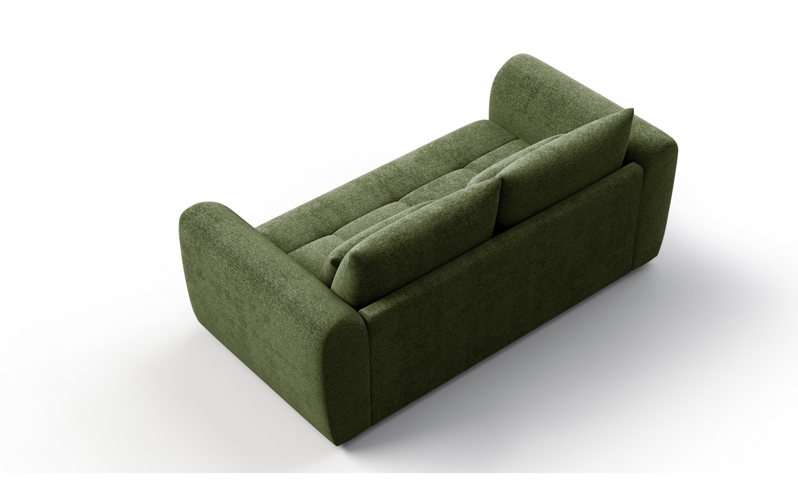 Sofa 3-Sitzer SORENO, dunkelgrün