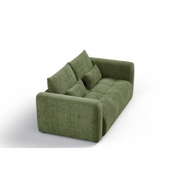 Sofa 3-Sitzer SORENO, dunkelgrün