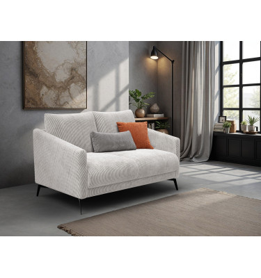 Sofa 2-Sitzer VILT, perlweiß