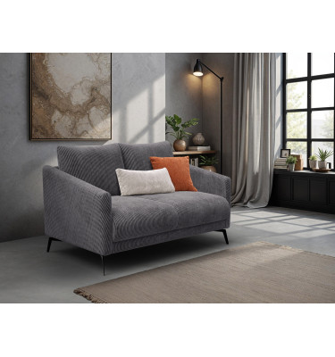 Sofa 2-Sitzer VILT, dunkelgrau