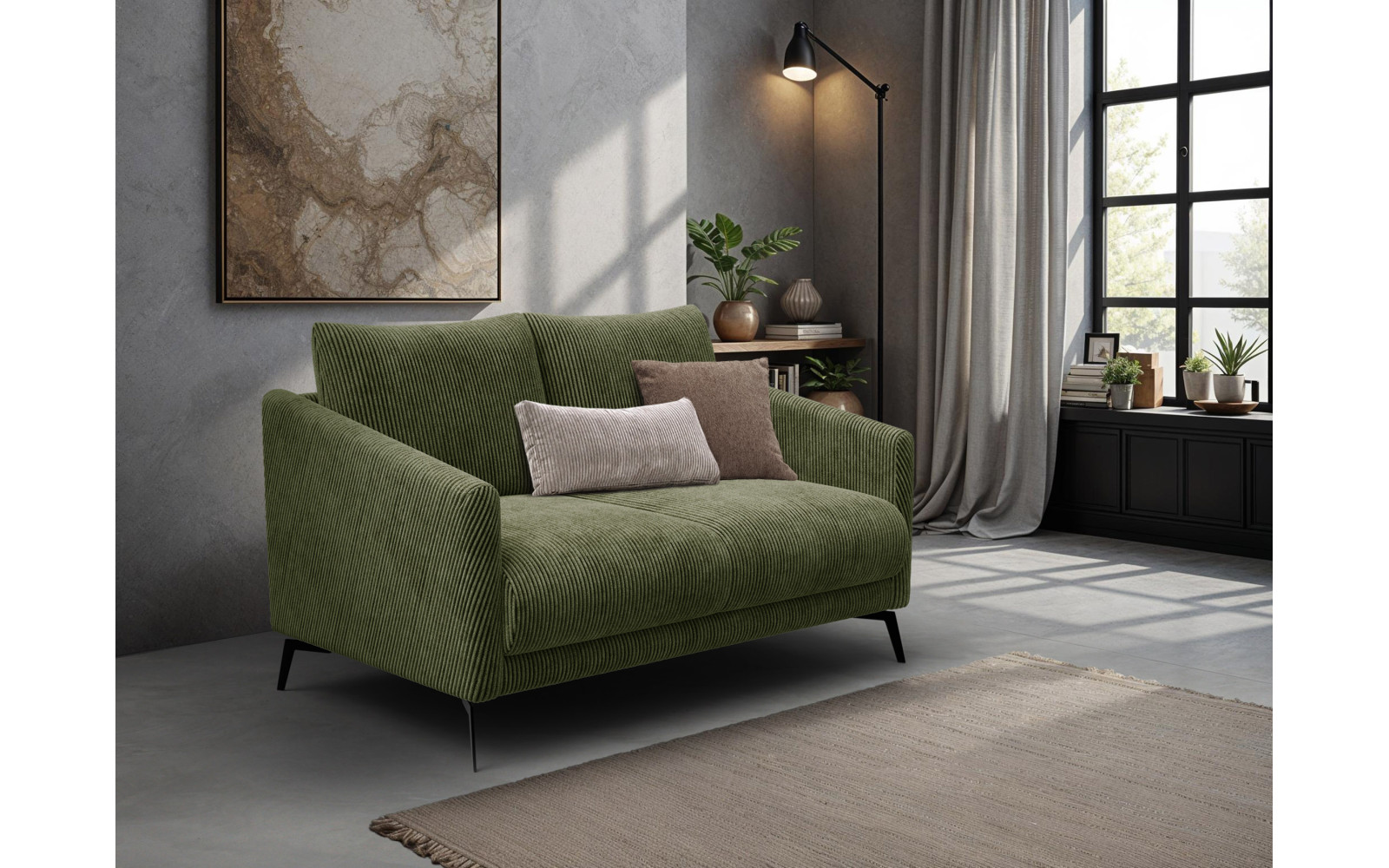 Sofa 2-Sitzer VILT, olive