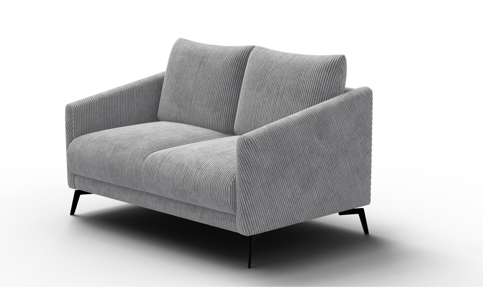 Sofa 2-Sitzer VILT, hellgrau