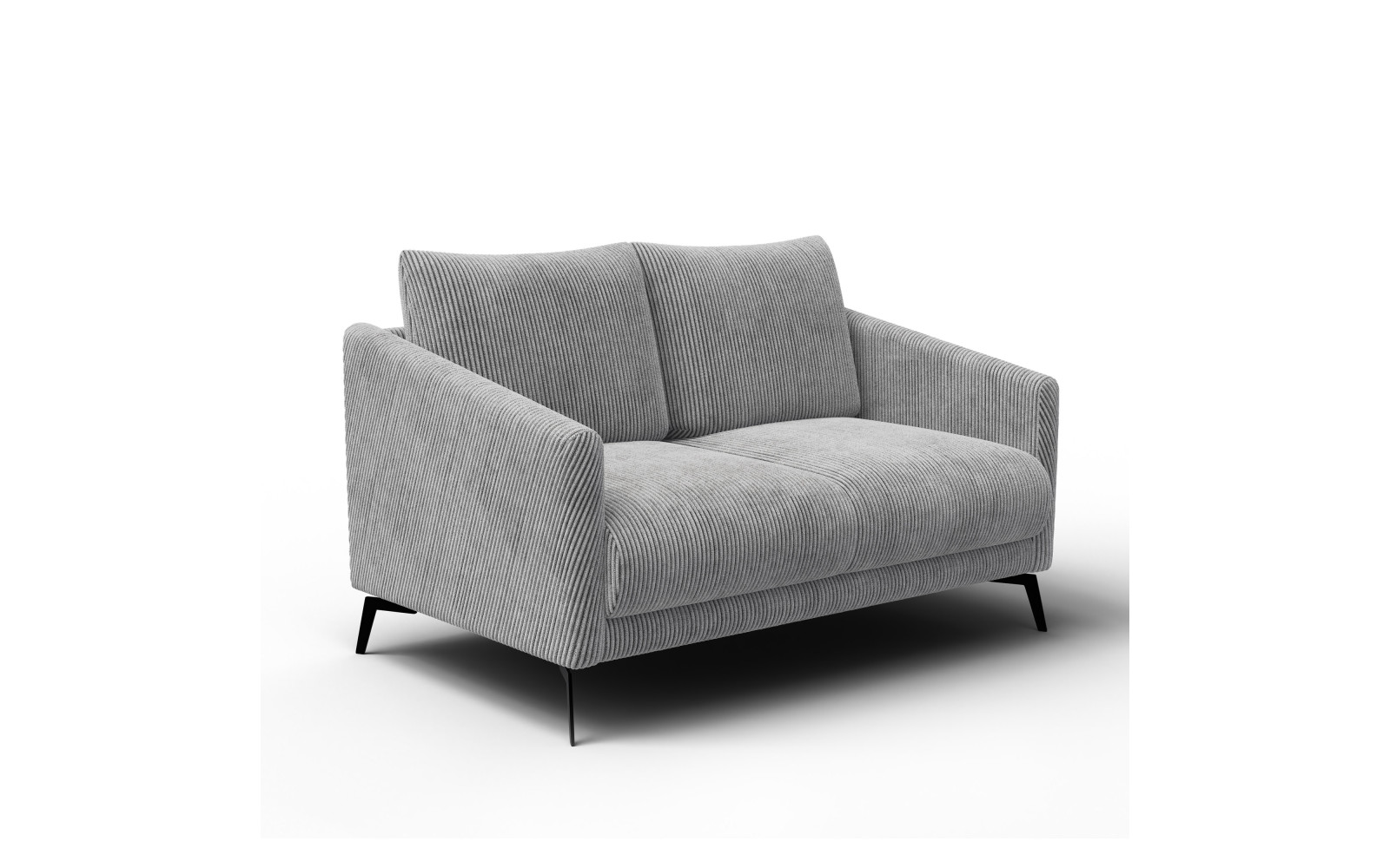 Sofa 2-Sitzer VILT, hellgrau