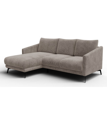 Ecksofa 3-Sitzer links VILT, taupe